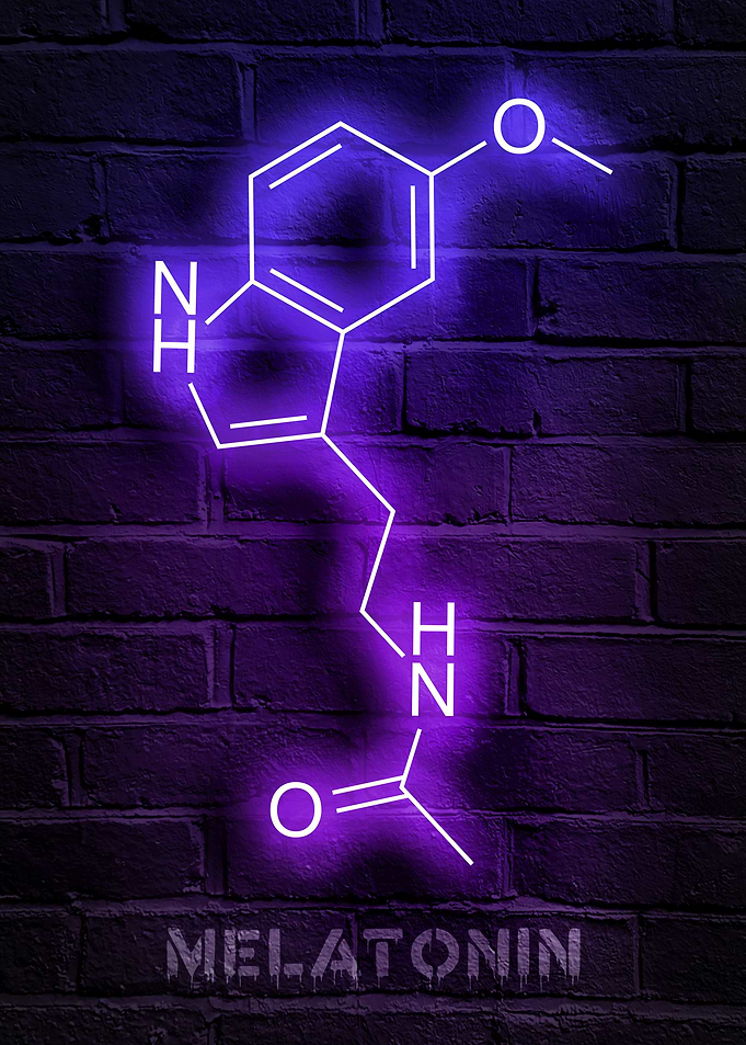 Melatonin neon molecule