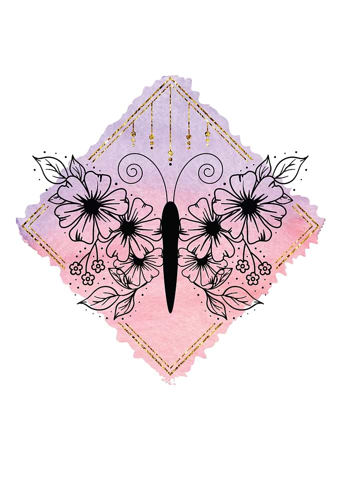 Fantasy Butterfly Floral