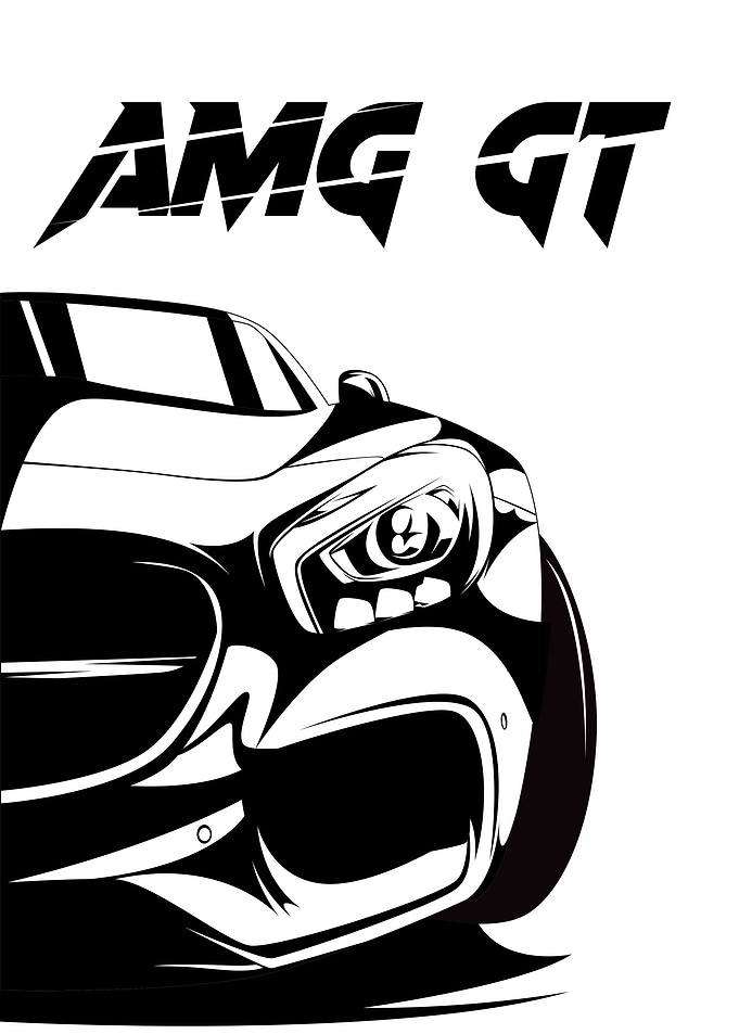 Amg gt poster