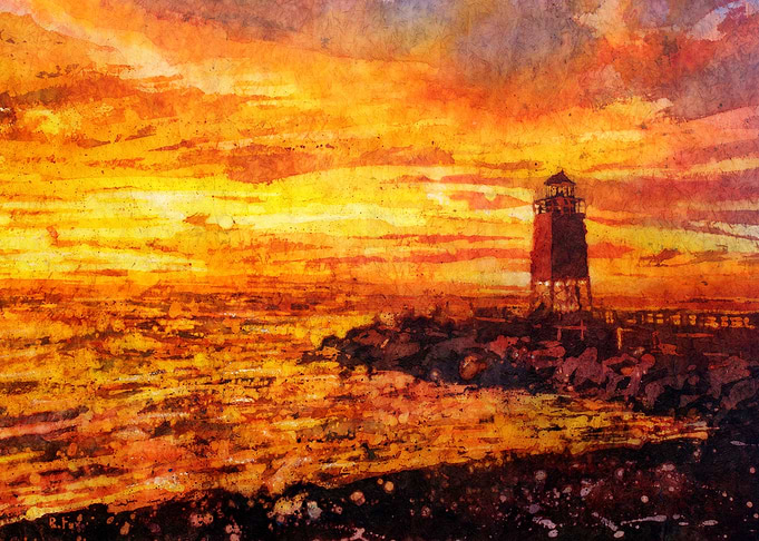 Charlevoix Lighthouse MI