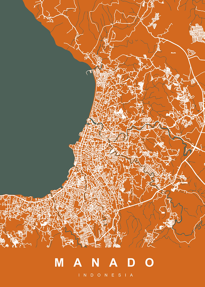 MANADO Map INDONESIA