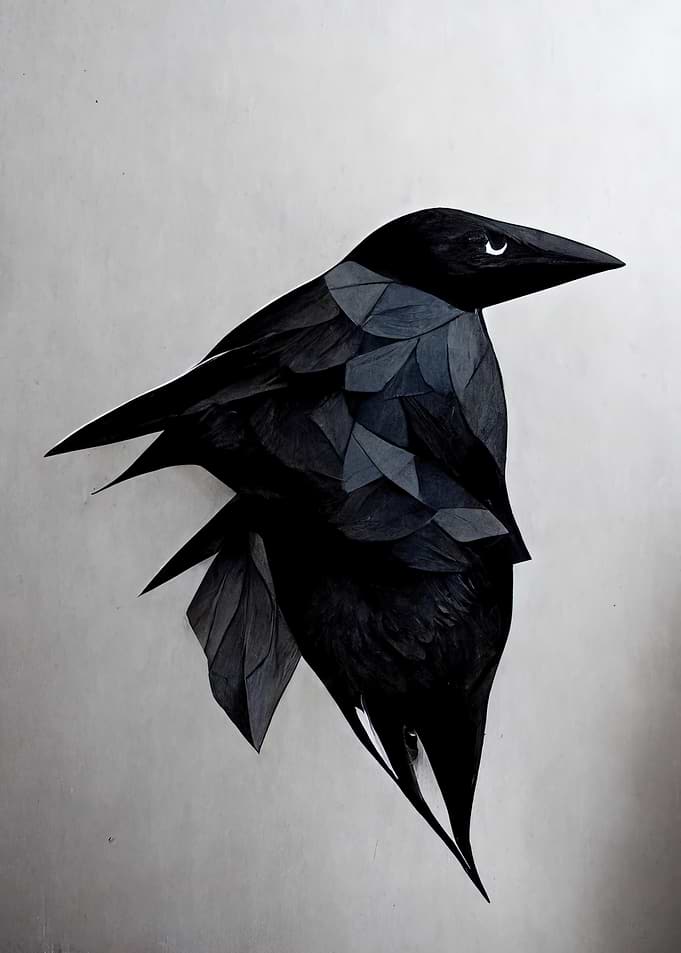 Geometric raven III
