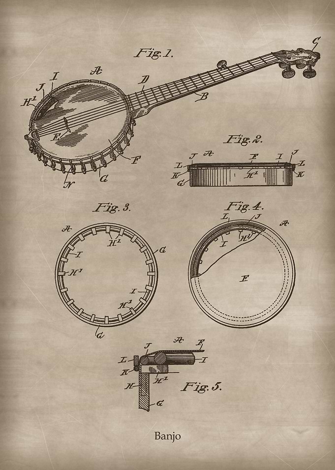 Vintage Banjo