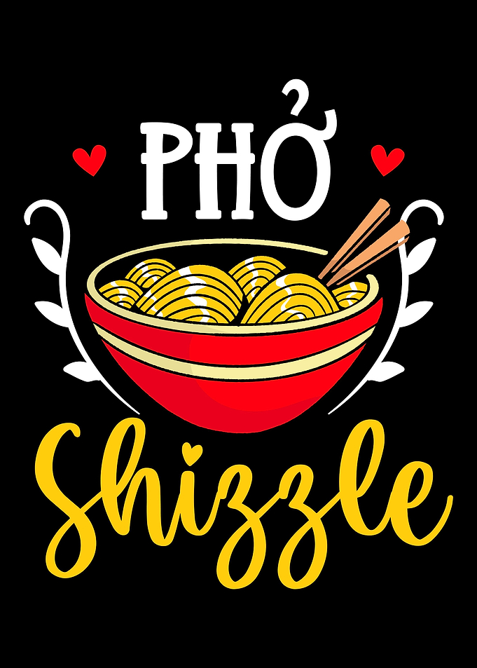 Asian pho noodle soup