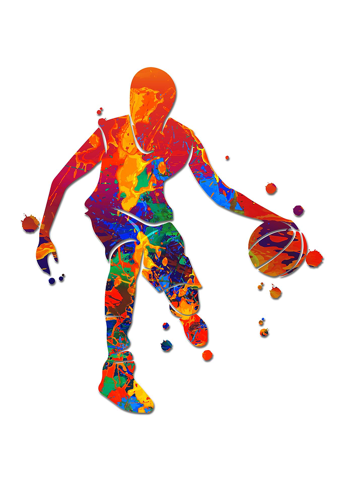 Young basketball player