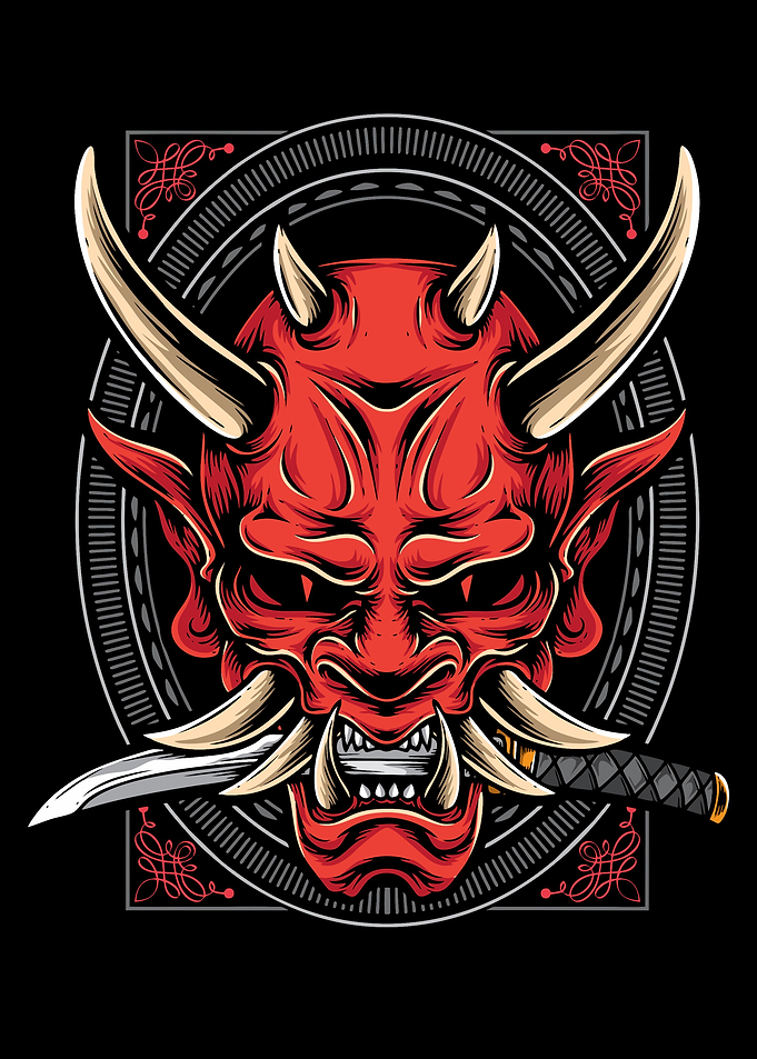 horned skull