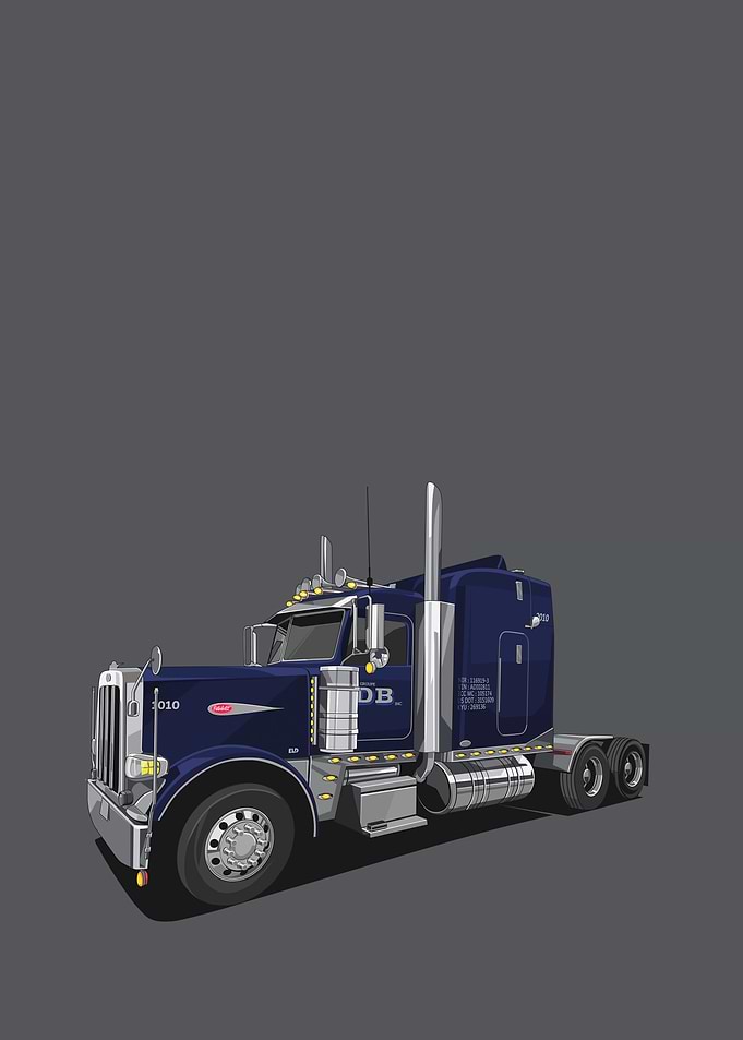 truck cargo blue