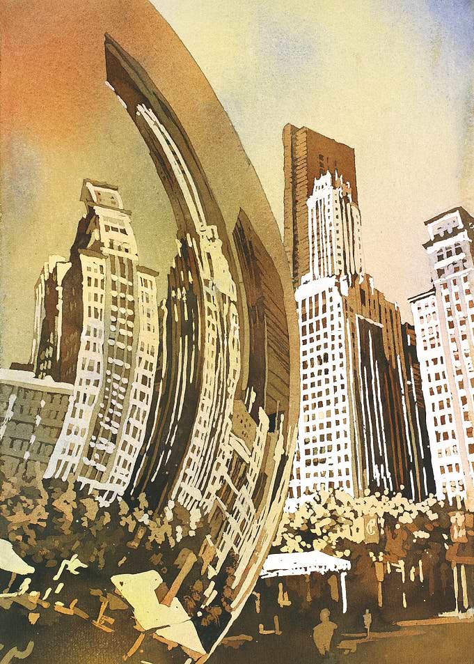 Chicago Skyline artwork