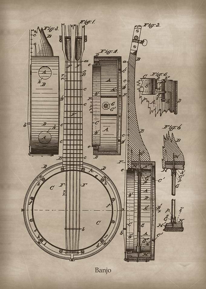 Vintage Banjo 2