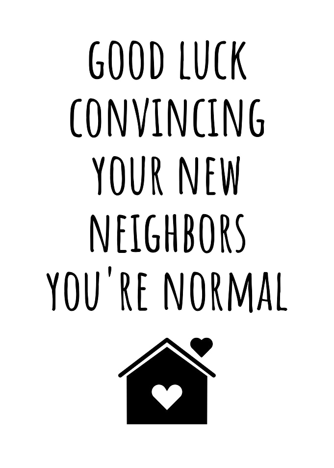 New Home Congratulations