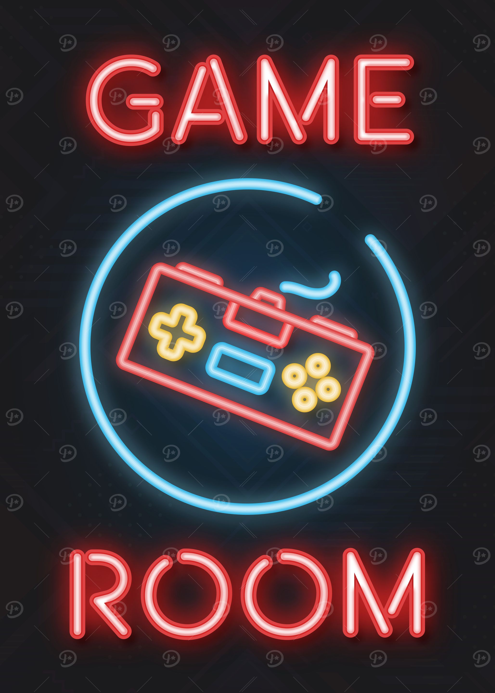 Video Game Room Neon Sign