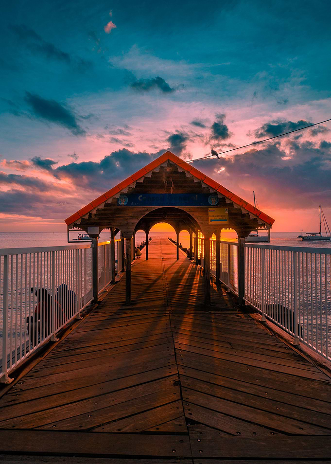 Sunset at Saint Pierre