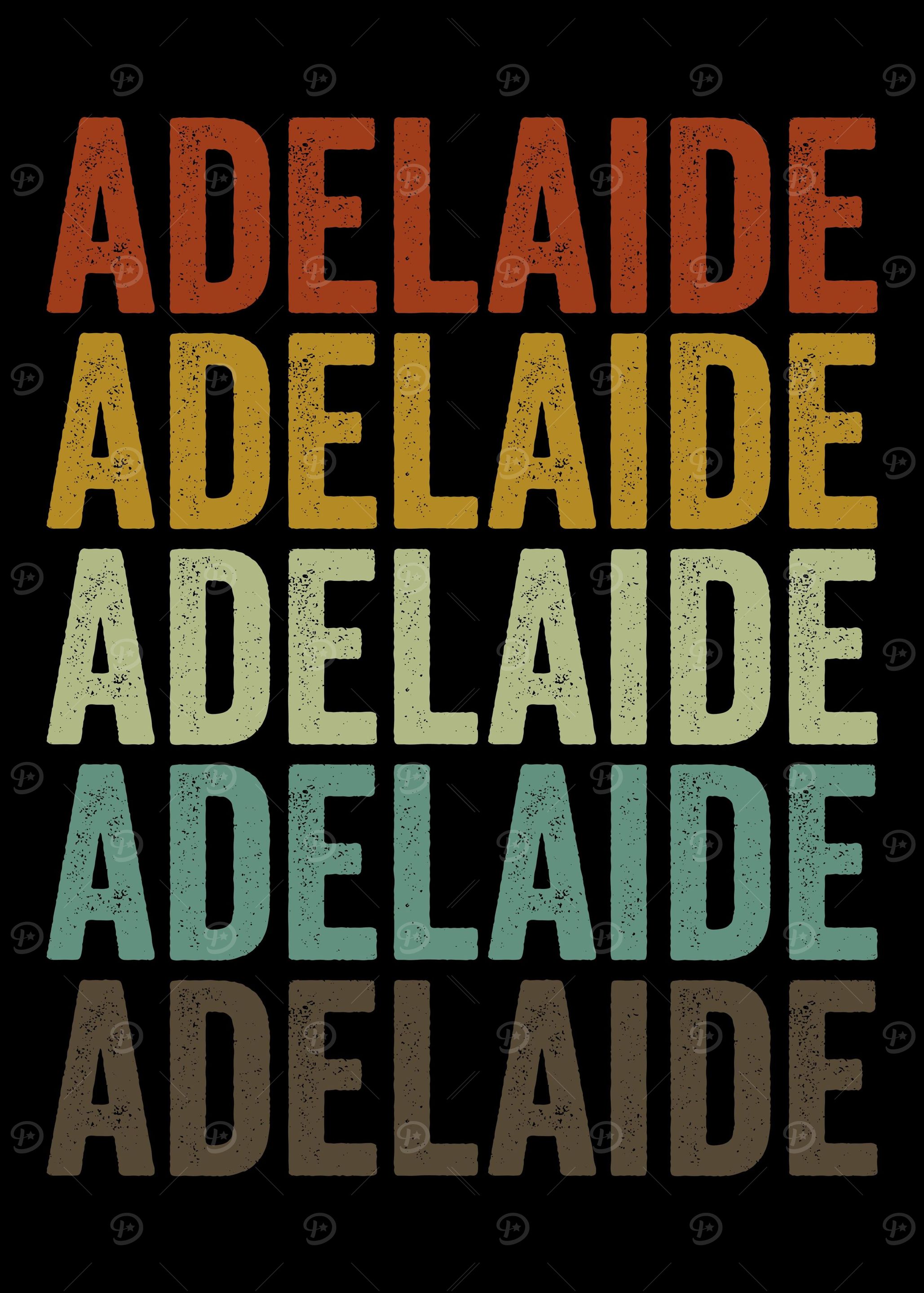 Adelaide Australia Retro