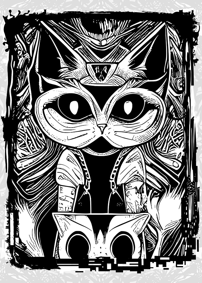 Psychedelic Weird Cats