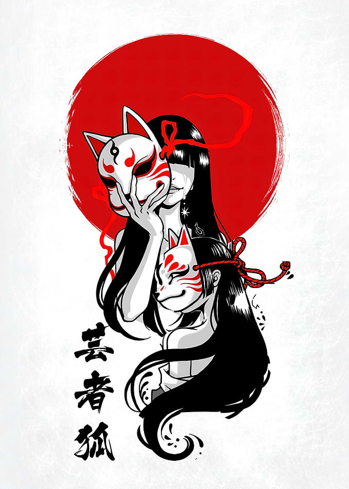 Kitsune Mask