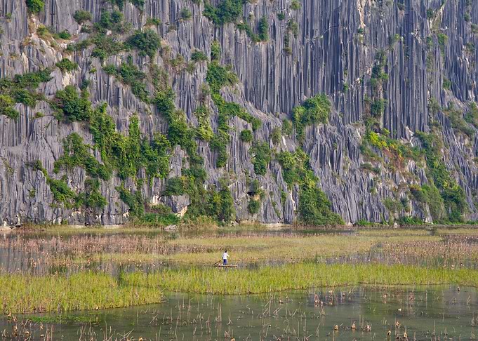 Alone in the lagoon