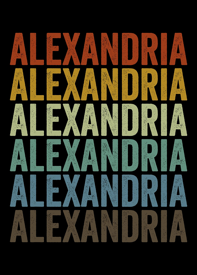 Alexandria Egypt Retro