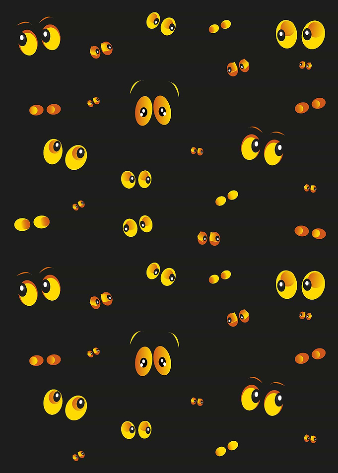 Glowing in the dark yellow