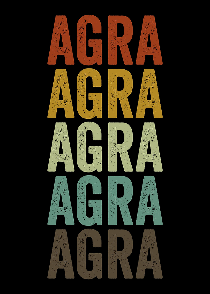 Agra India Retro Vintage