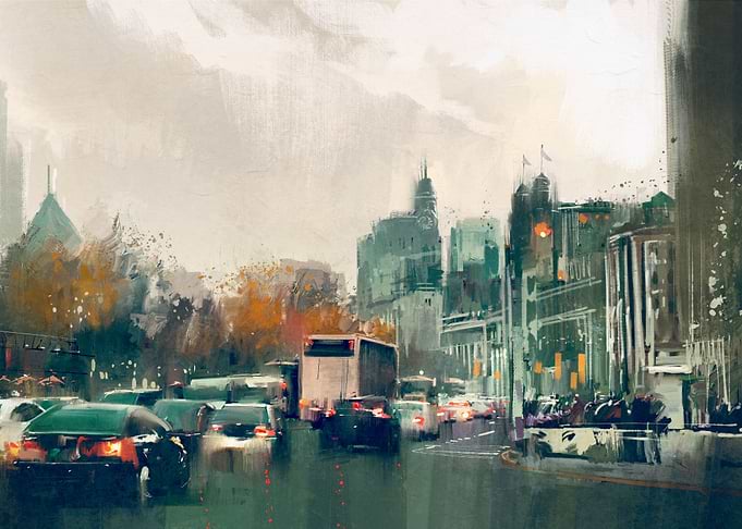 rainy street