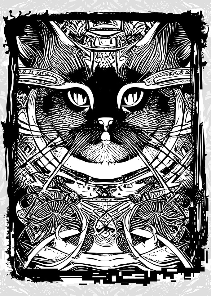 Psychedelic Weird Cats