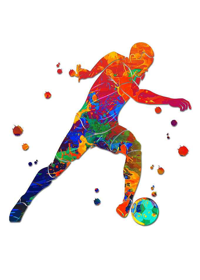 soccer player running