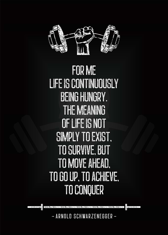 Arnold Gym Quote