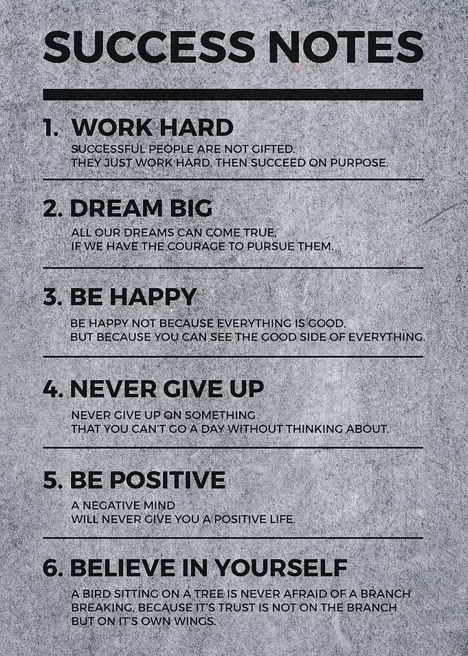 Success Notes