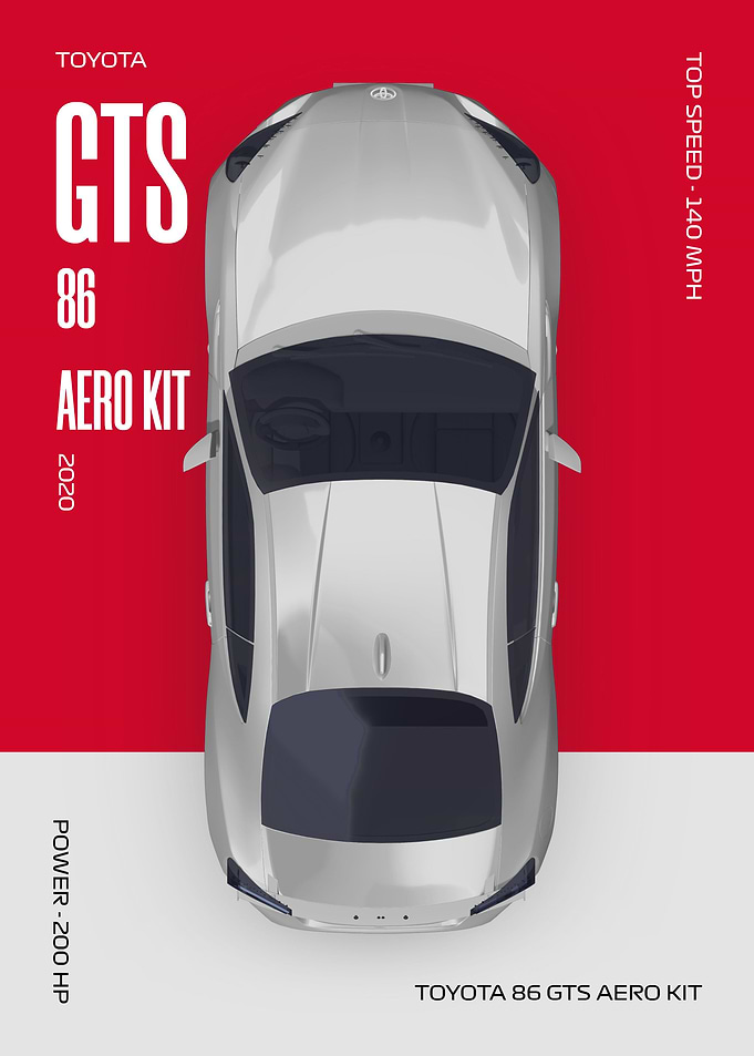 Toyota 86 GTS aero kit