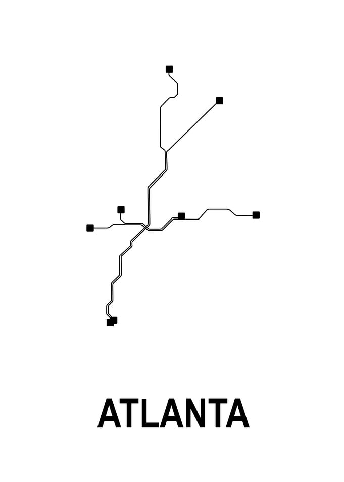 Atlanta Subway Map