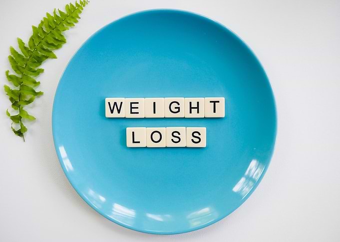 Scrabble Pieces On A Plate