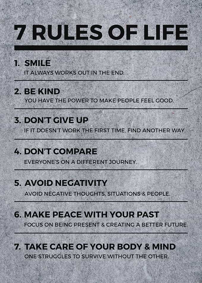 Rules Of Life