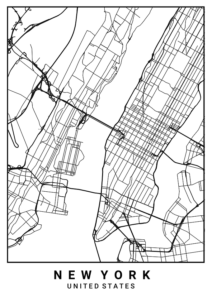 new york city map