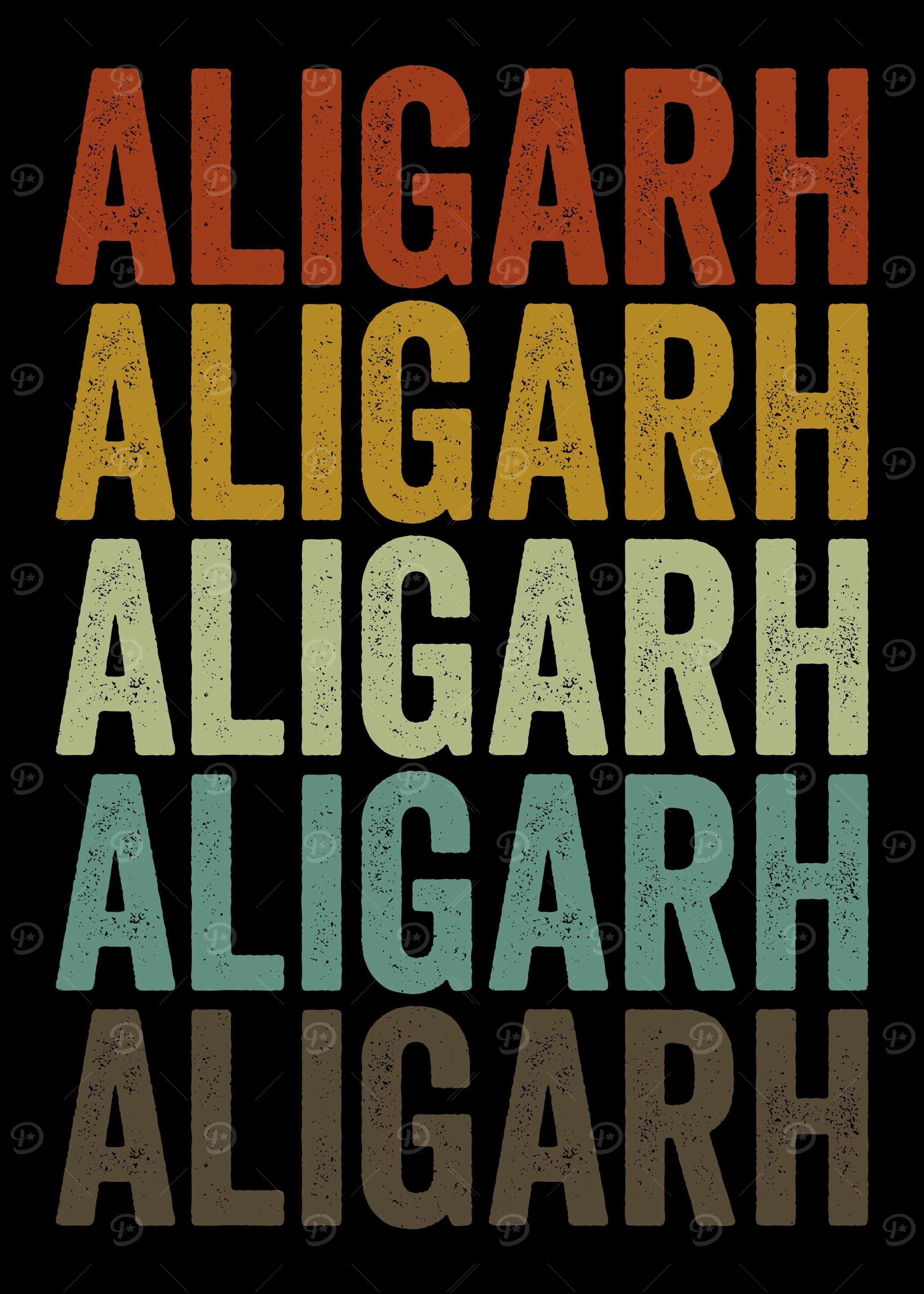 Aligarh India Retro
