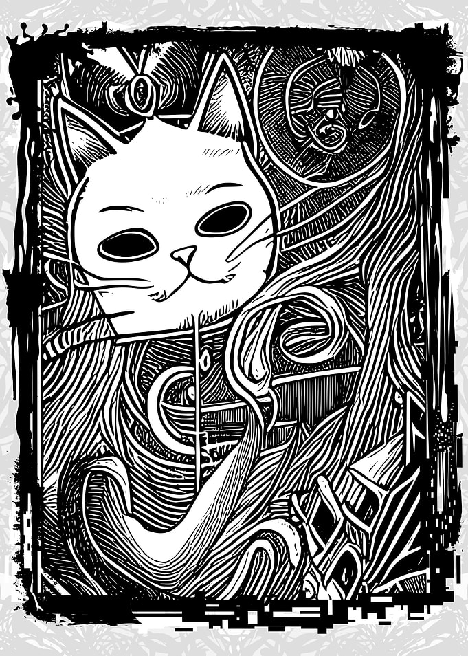 Psychedelic Weird Cats