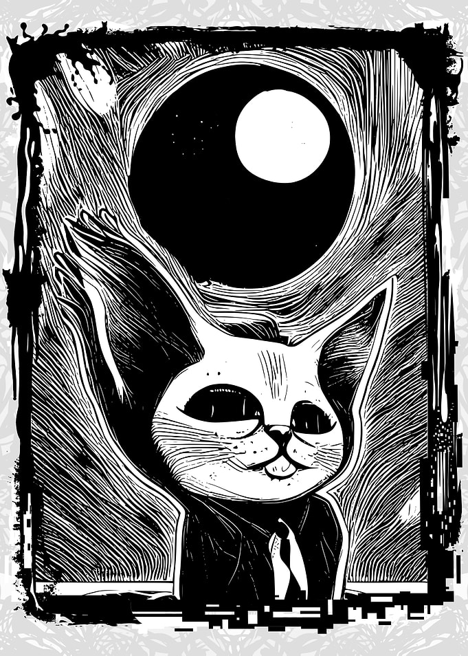 Psychedelic Weird Cats