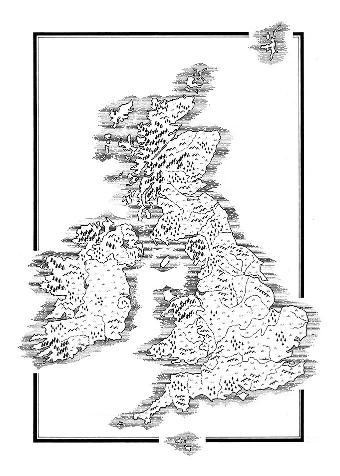 British Isles Map