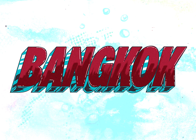 Bangkok Typography Art