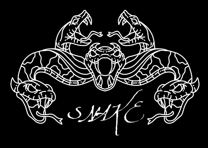 line snake white