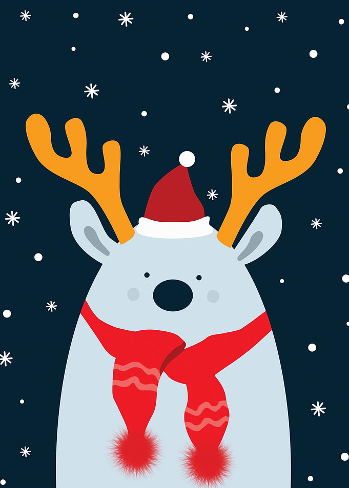 Winter Christmas Bear
