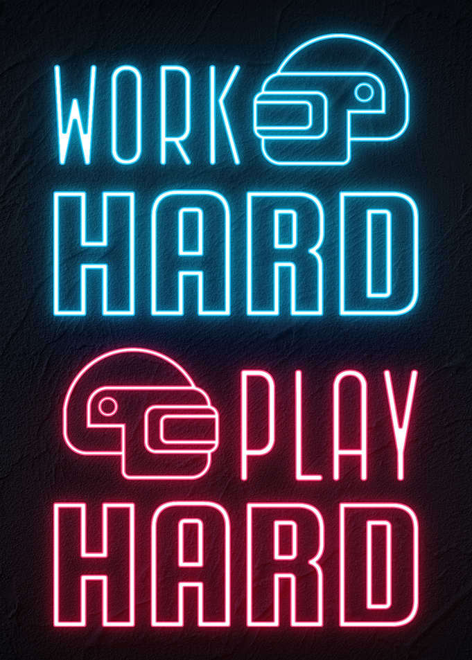 work hard play hard