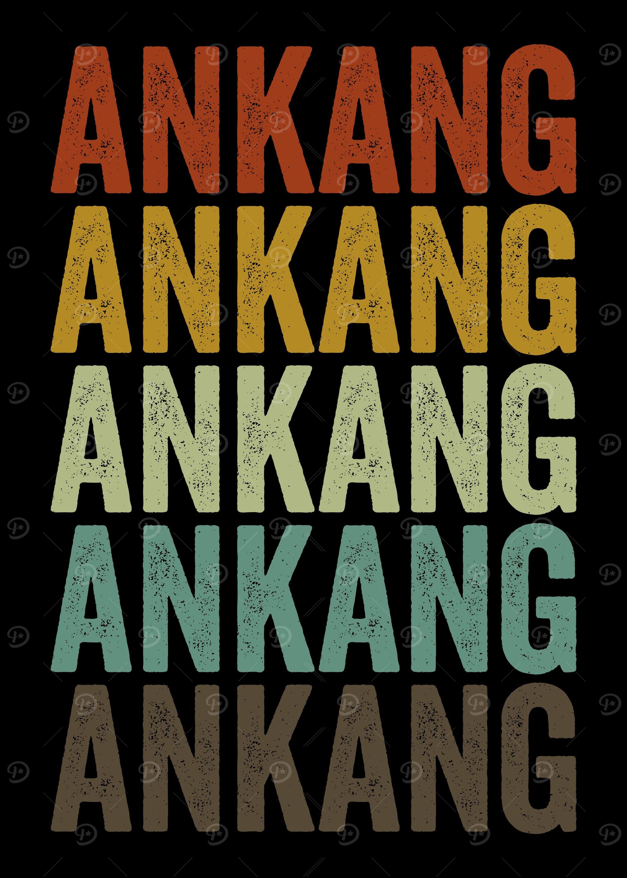 Ankang China Retro Vintage