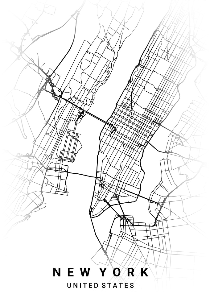 new york city map