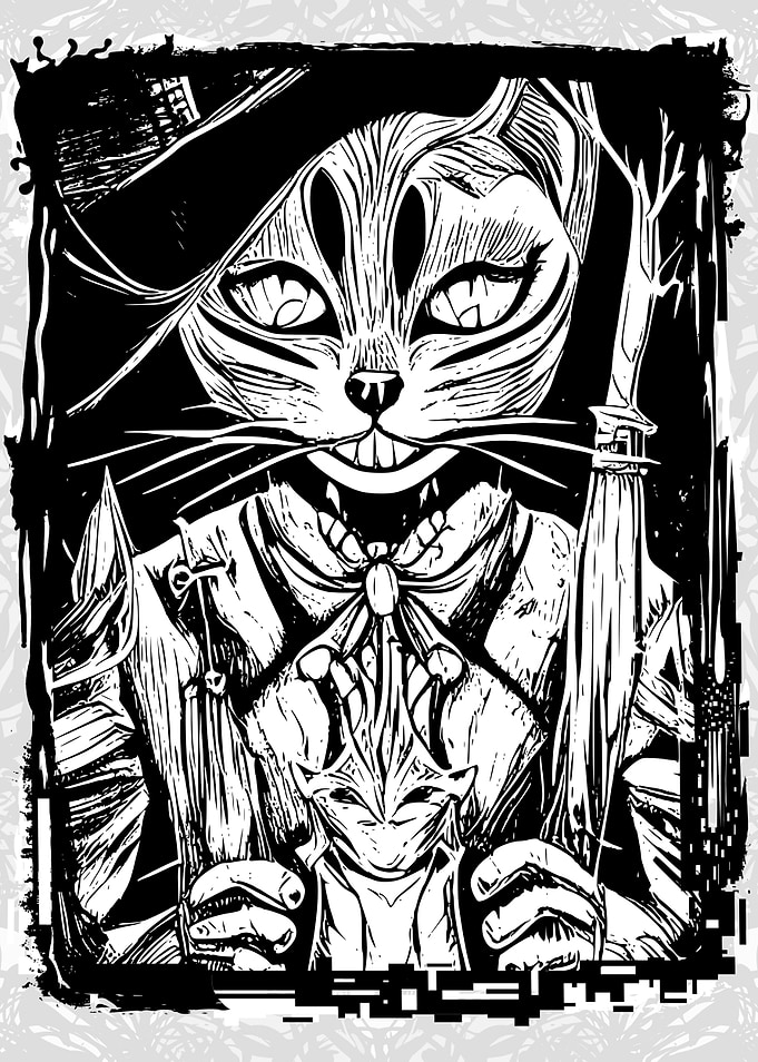 Psychedelic Weird Cats