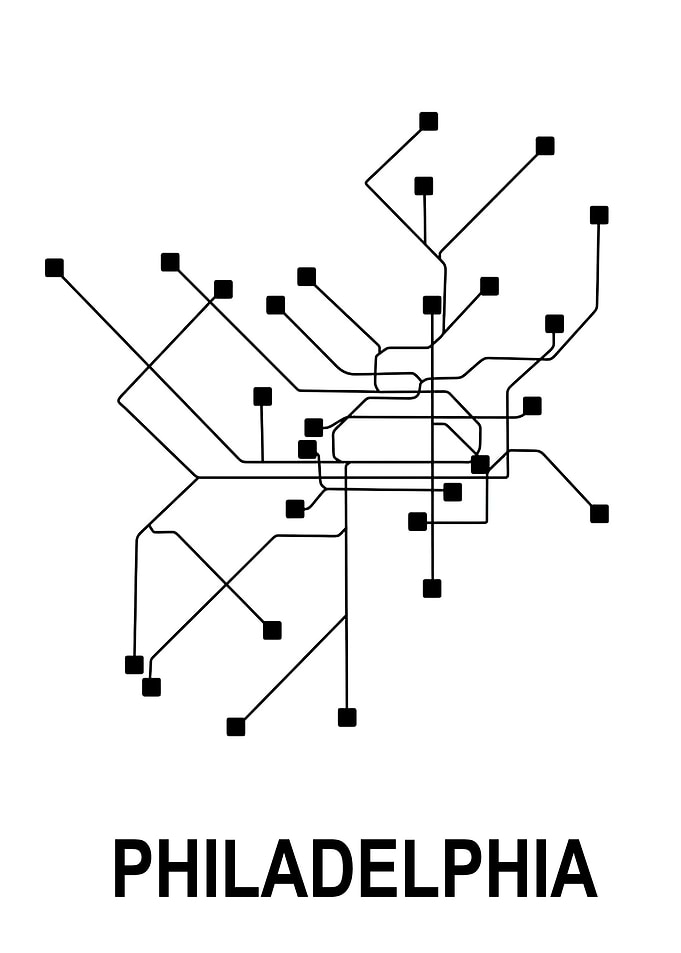 Philadelphia Subway Map