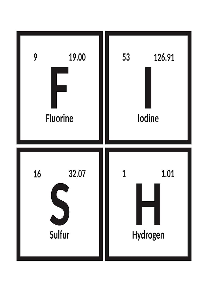 Fish Periodic Table