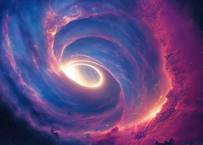 Space nebula spiral