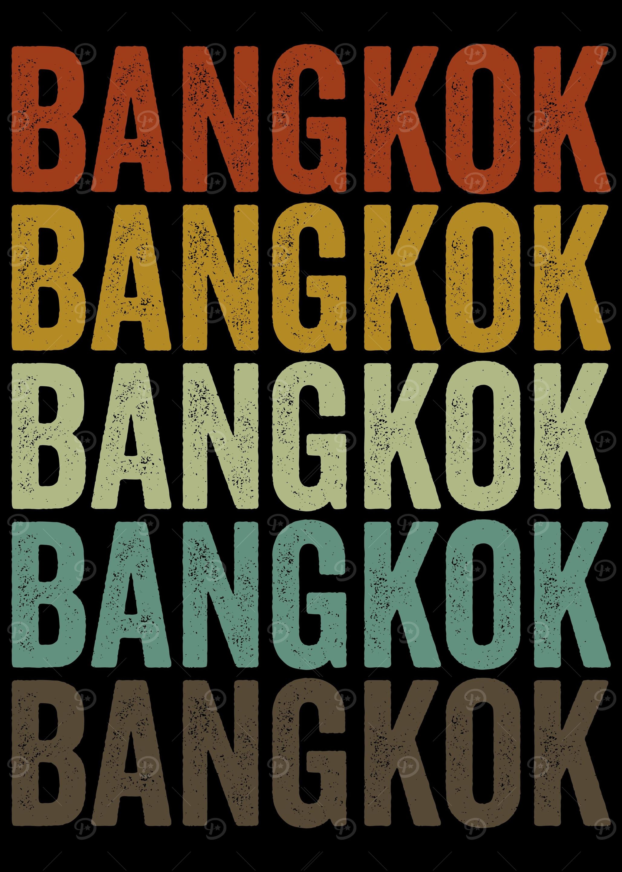 Bangkok Thailand Retro