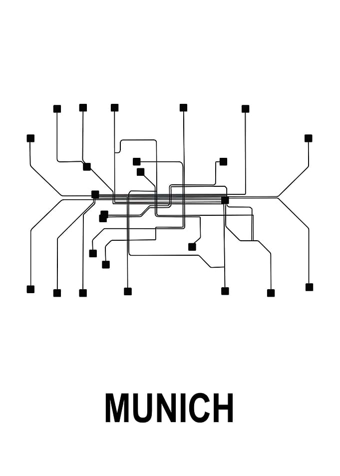 Munich Subway Map