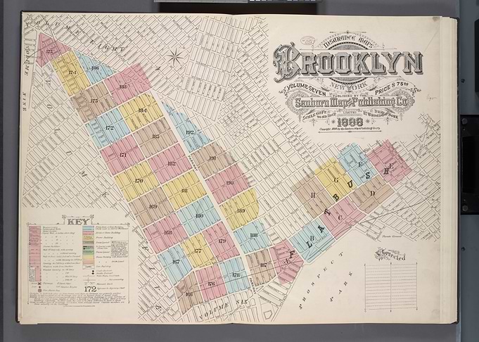 Brooklyn Insurance Map1888